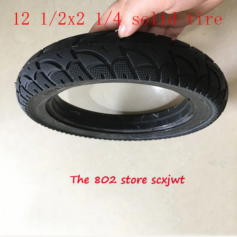 Размер 12 1/2X2 1/4 твердые шины 1/2*2 бескамерные для электрический скутер ненадувные