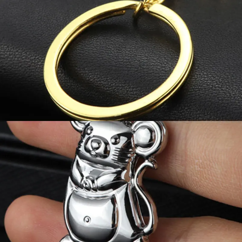 Брелок для ключей с изображением крупной крысы|Брелоки| |