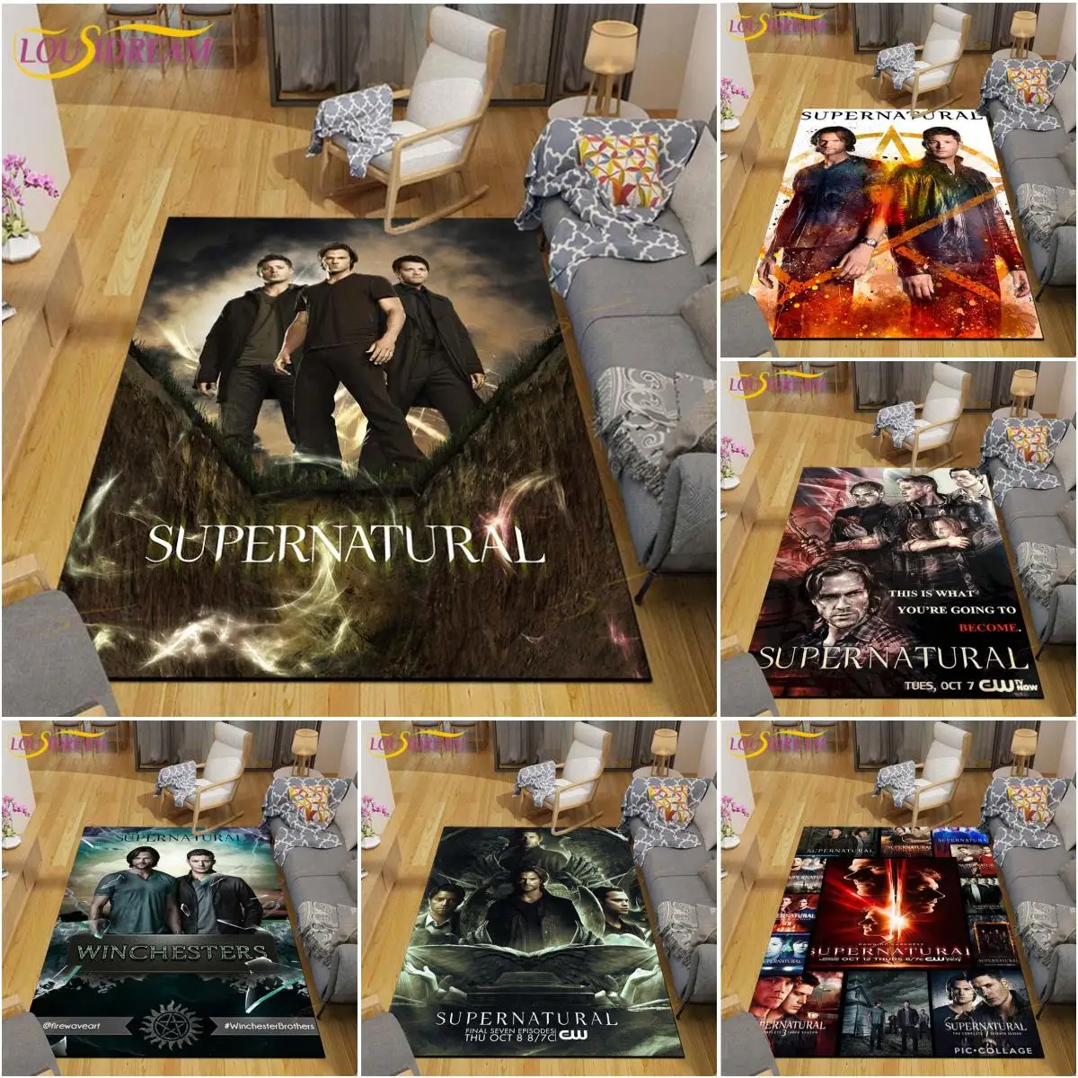 

Сверхъестественные ковры для гостиной Противоскользящий коврик для детской спальни коврики для йоги большой ковер Декор