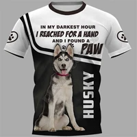 plstar cosmos husky 3d printed t shirt harajuku streetwear t shirts funny animal men for women short sleeve drop shipping