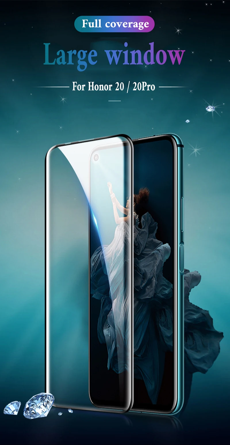 2 в 1 Защитное стекло для huawei honor 20 Pro стекло для honor 20 камера защитная пленка Закаленное стекло протектор экрана honor 20 20pro