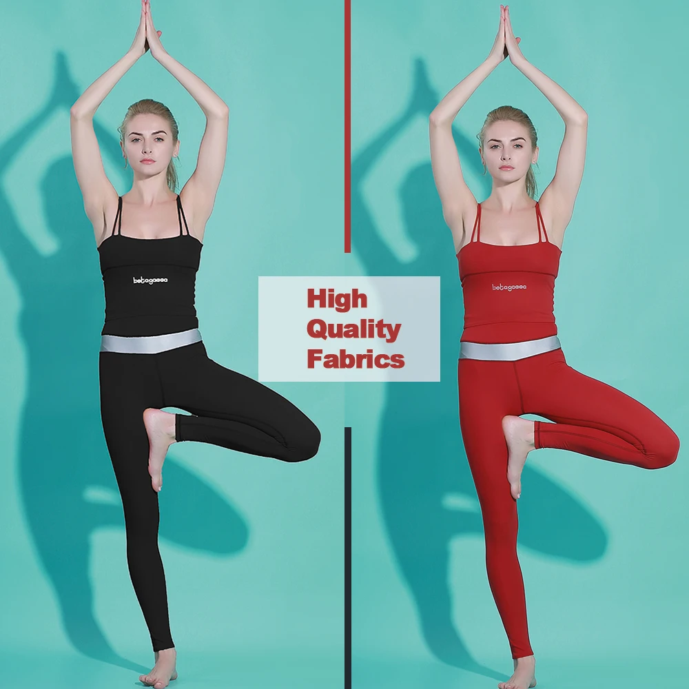 Спортивные комплекты спортивная одежда комплект для занятий йогой фитнес костюм