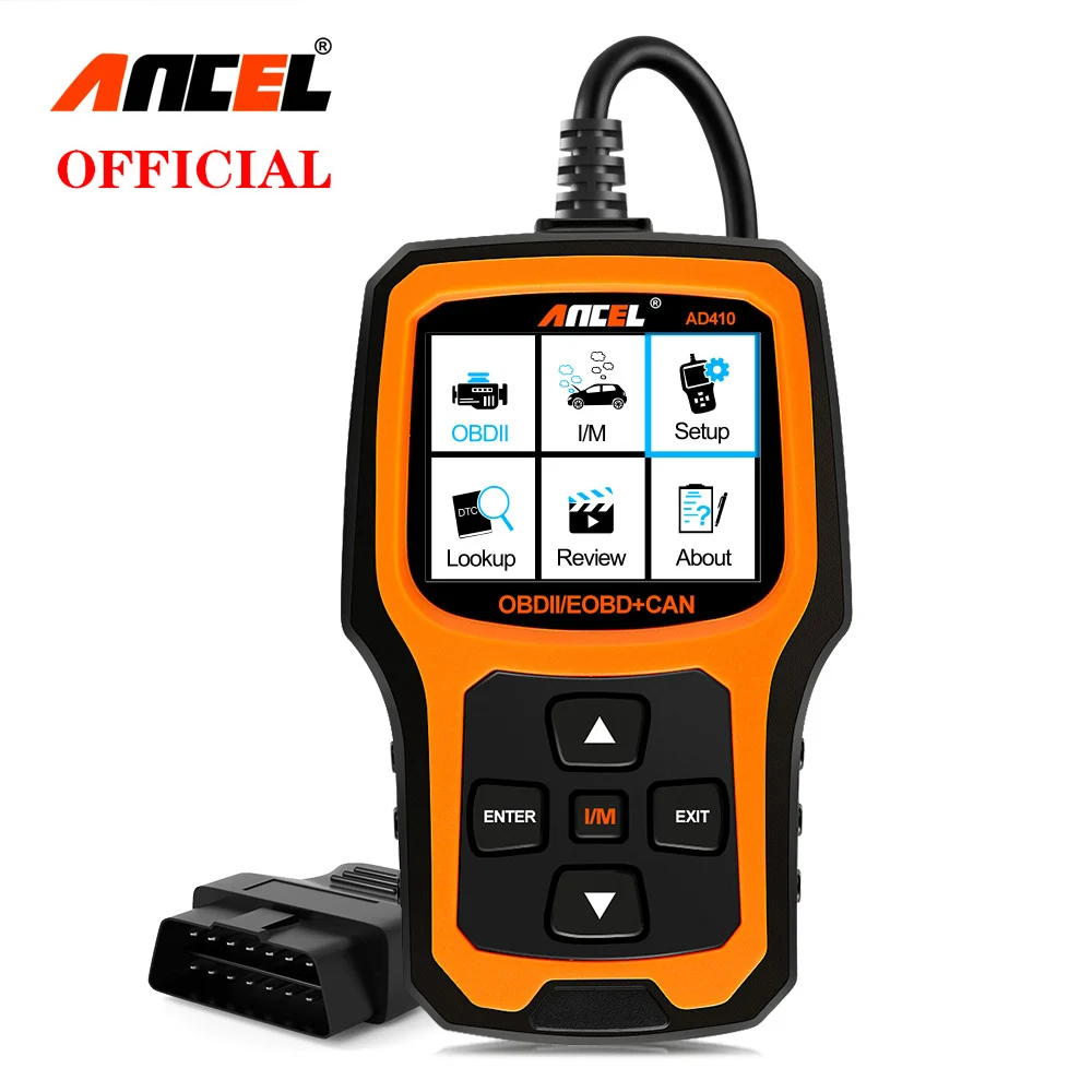 Автомобильный сканер Ancel AD410 OBD2 диагностический инструмент для автомобиля
