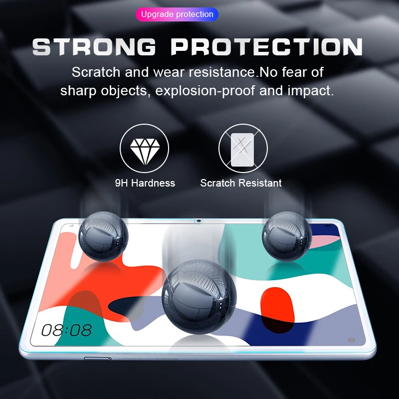 2 шт./лот Ультрапрозрачная защита экрана, закаленная Защитная пленка для Huawei Matepad Pro 10,4 дюйма, зеркальная защита для планшетов