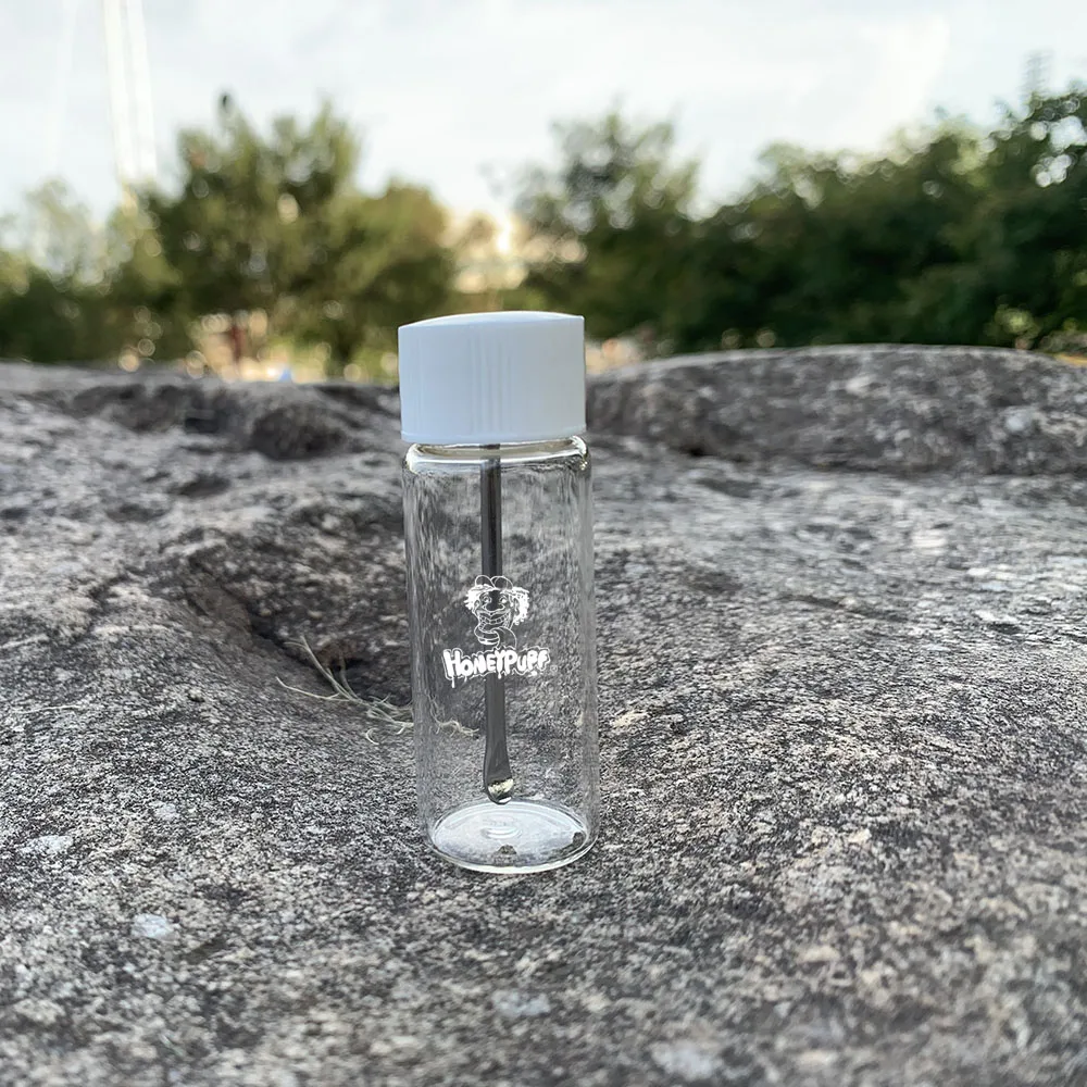 67 мм стеклянная бутылка для снортера чехол таблеток с металлической ложкой|bottle