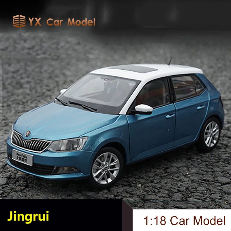 

1:18 Шанхай, Volkswagen, Skoda, новинка, Jing Rui, новая модель автомобиля Fabia Jing Rui из сплава