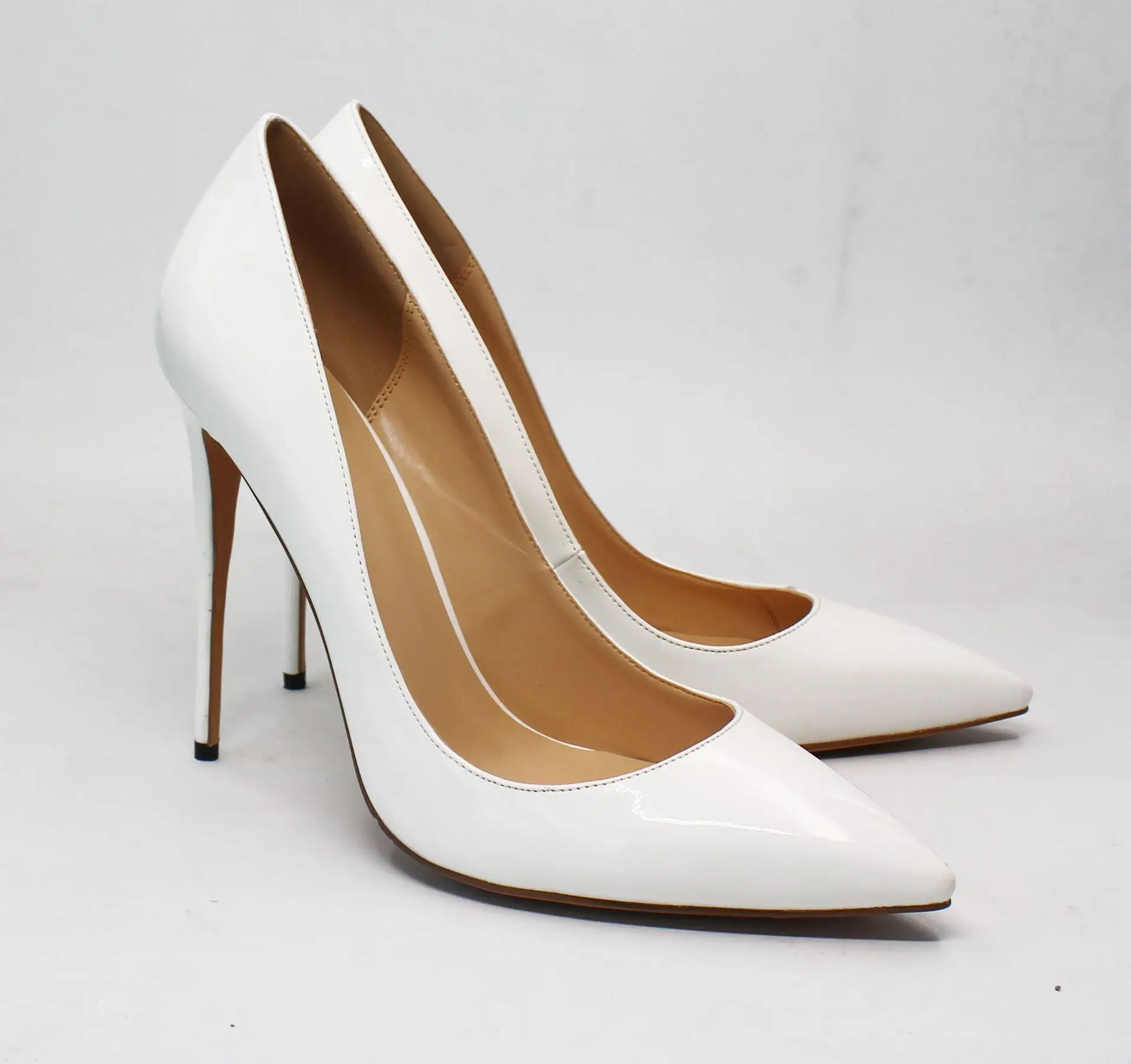 

Pure handmade fashion shallow high heels return 12cm four seasons single shoes