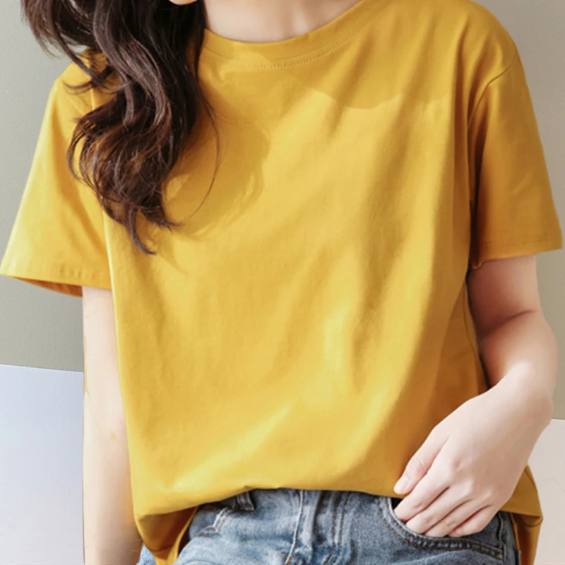 

Женская футболка с коротким рукавом, цвет фуксия