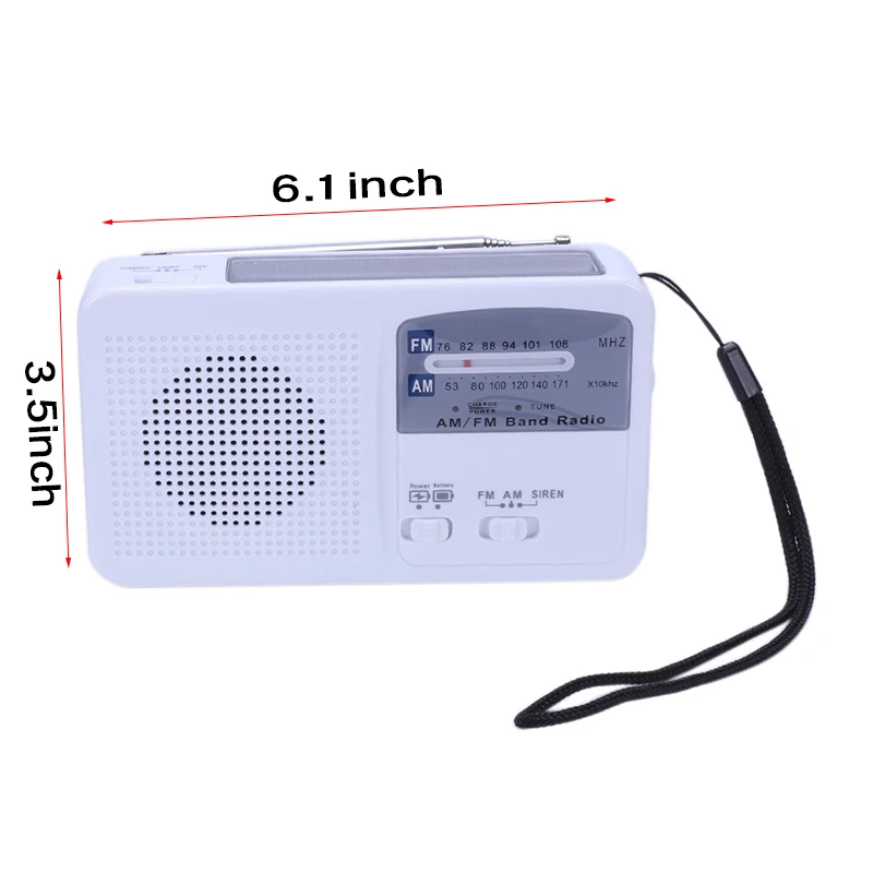 Ручной Динамо светодиодный фонарик радио Usb зарядное устройство Am/Fm уличный