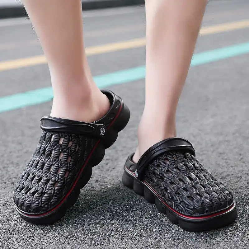 

High-End Sandals With Heel High-Soled Plush Slippers No-Leather Casual Flat Sandals Tourism Sliders Shoes Men Loafer Tennis Buy