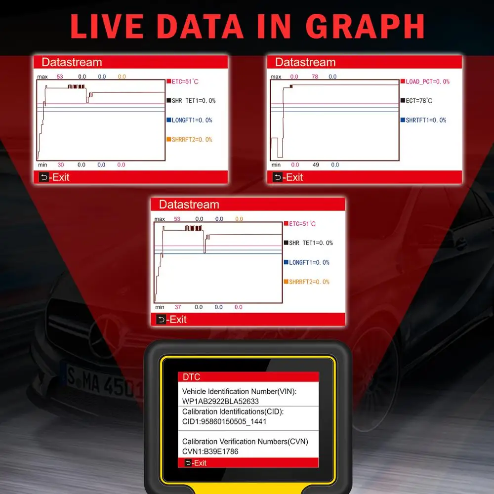 THINKCAR ThinkScan OBD2 сканер ABS SRS Диагностика EPB TPMS сброс масла Испанский Русский 9 языков