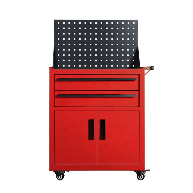 

Welded Shelf Garage Tool Trolley Set Heavy Duty Metal Storage Tool Cabinet