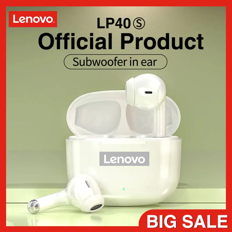 TWS-наушники Lenovo LP40S Беспроводные с поддержкой Bluetooth 5 0 | Электроника