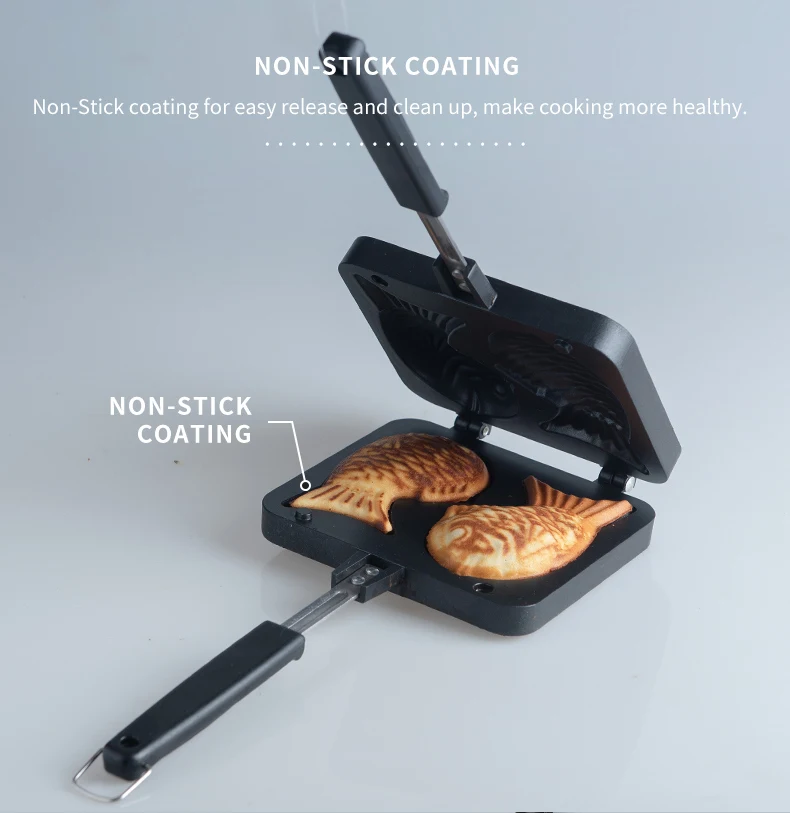 Bakerdream Taiyaki японская рыба в форме вафли Magikarp Taiyaki блинница Жаростойкие формы для вафель сковорода производитель 2 литые домашние вафли