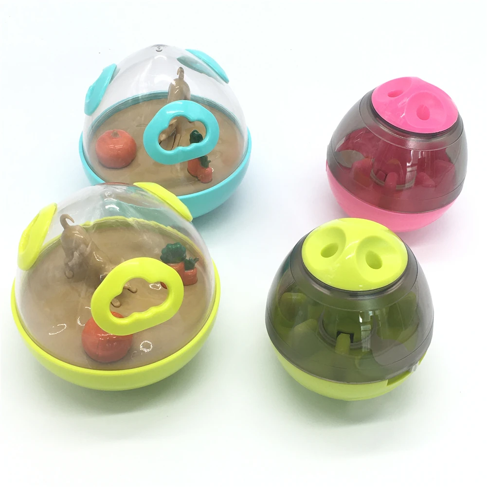 

Interactive Cat Toy IQ Treat Ball Smarter Pet Toys Food Ball Food Dispenser For Cats Playing Training Balls Pet Supplies