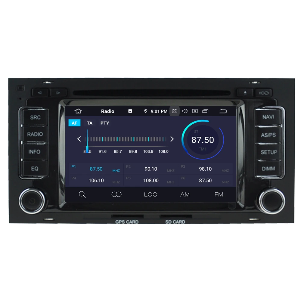 Мультимедийная Автомагнитола для Volkswagen Touareg T5 мультимедийный плеер на Android 10 с DVD