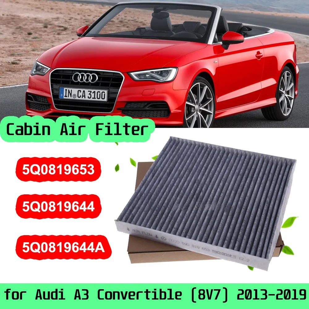 

Автомобильный воздушный фильтр кондиционера для Audi A3 Кабриолет 8V7 2013 2014 2015 2016 2017 2018 2019 S3 RS3 RS 3 гибкие чехлы из термопластичного полиуретана (...