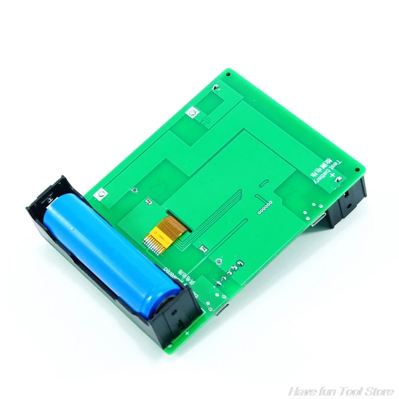 

18650 Lithium Battery Capacity Tester MAh MWh Power Bank Detector Module 128X64 LCD Battery Capacity test 0~9999mAh M09 21