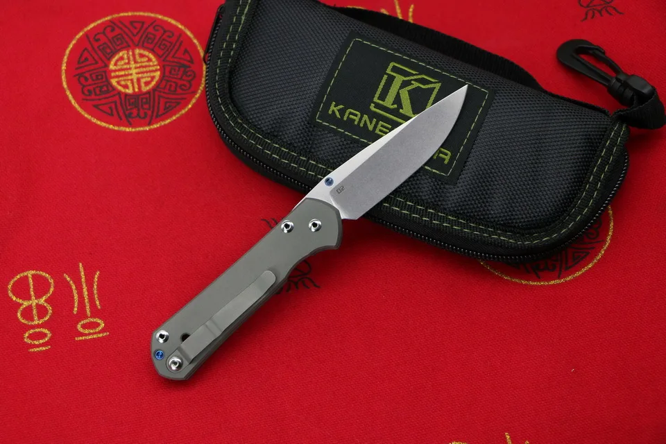Новинка KANEDEIIA маленький sebenza 21 складной нож D2 лезвие титановая ручка утилита кемпинг охотничьи Карманные Ножи EDC инструменты