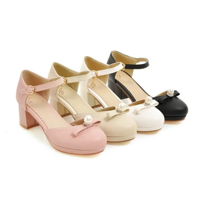 Кроссовки женские из ПУ кожи на высоком каблуке с бантом | Мать и ребенок