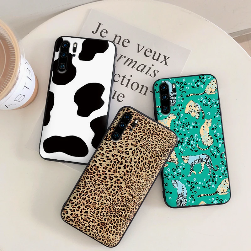 The ancient tone leopard Cases For Huawei P10 P20 2019 P8 P9 Mini P30 LITE for P Smart Z 2018 Pro Phone Cover Gift | Мобильные