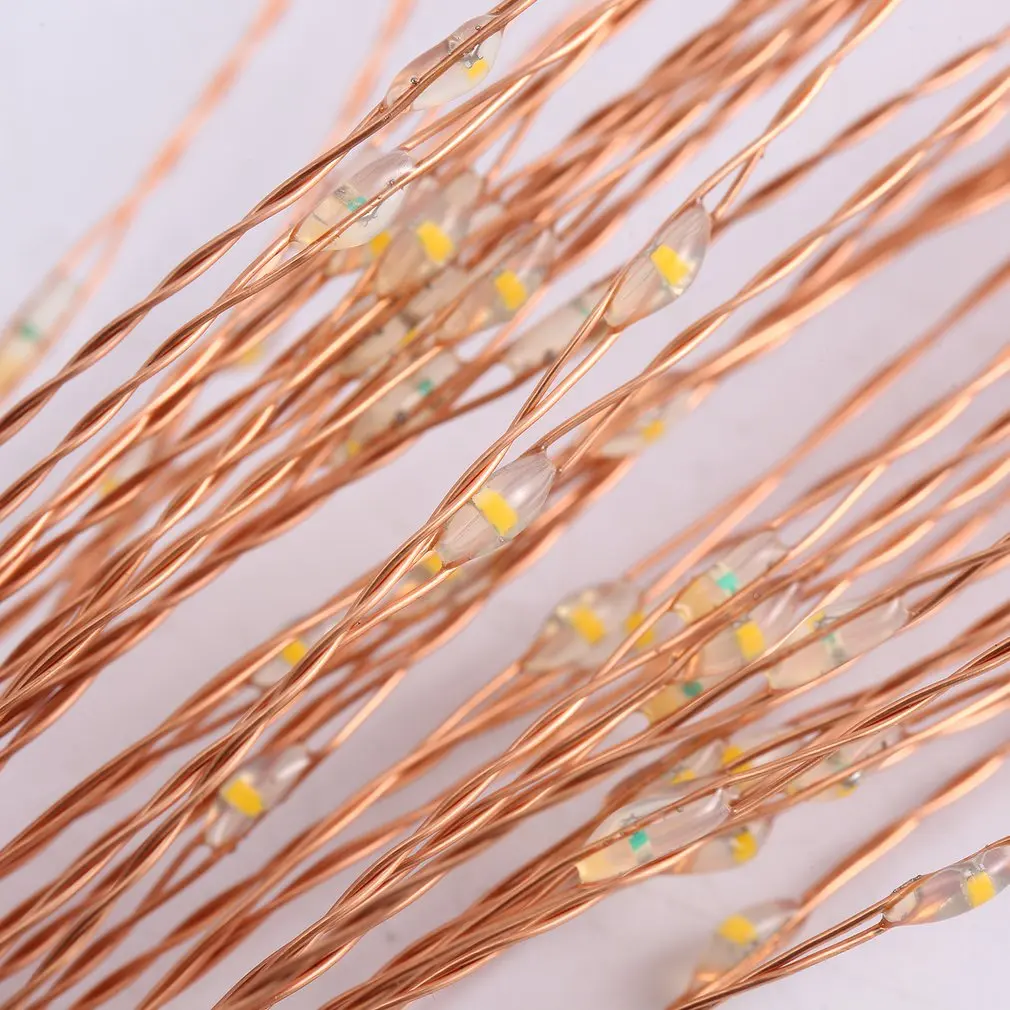 100 светодиодные световые гирлянды с регулируемой яркостью водонепроницаемые