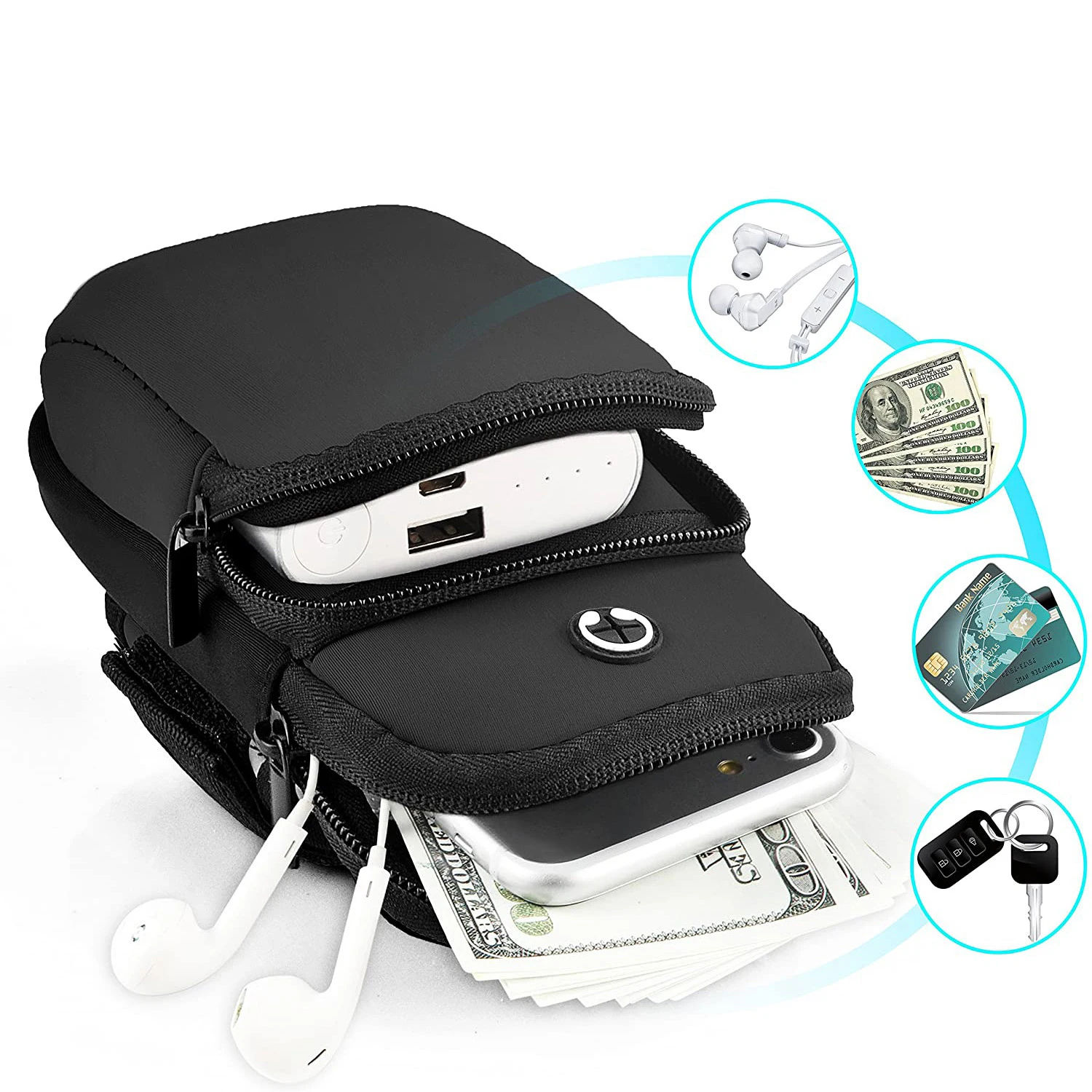 Спортивная сумка на руку для Открытый Телефон держатель Водонепроницаемый чехол