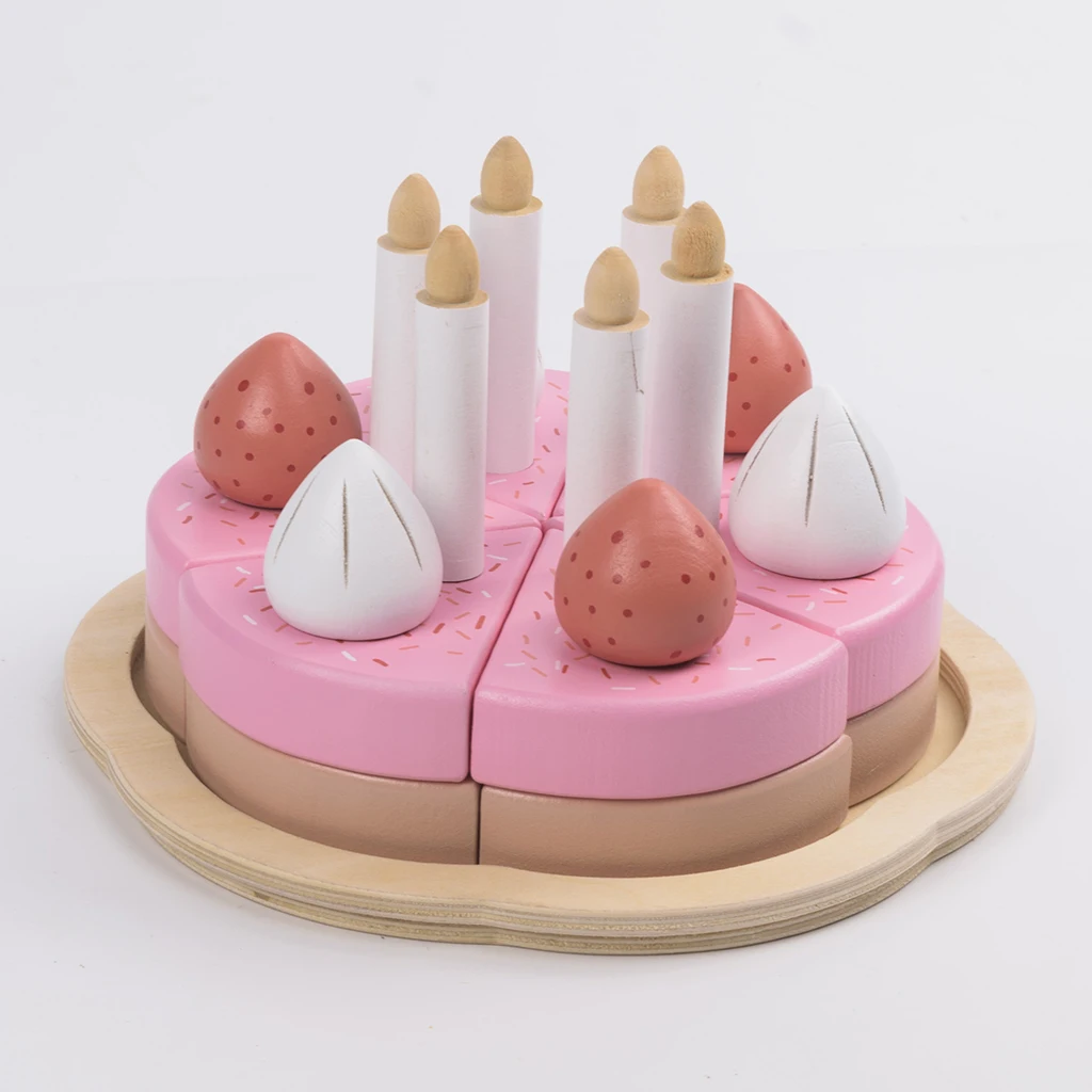 25 шт. кухонные игрушки торт еда Сделай Сам ролевые игры фрукты резка на день