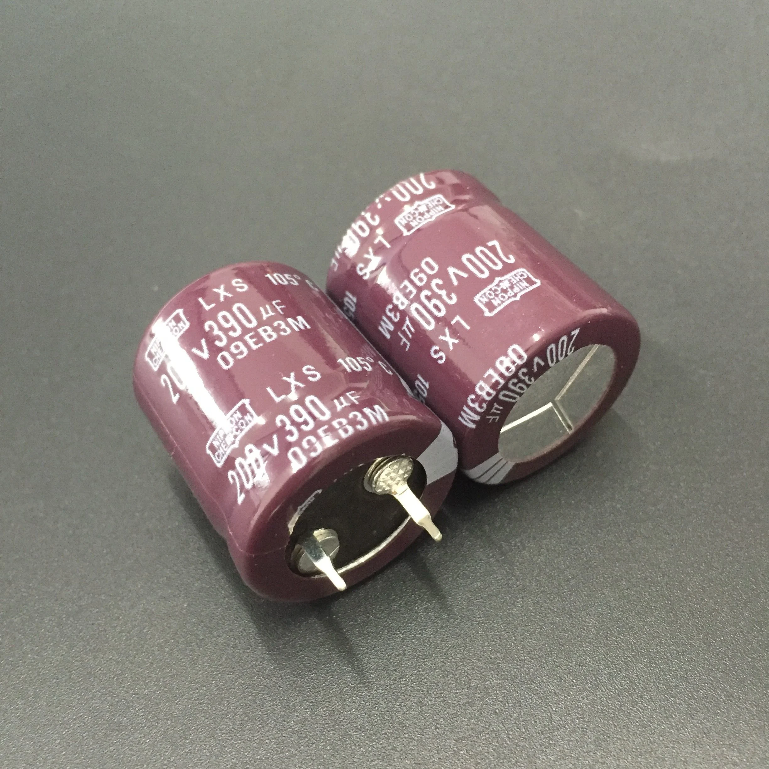 2шт/10 шт 390 мкФ 200V NIPPON NCC LXS серии 22x25 мм супер пониженный 200V390uF алюминиевый