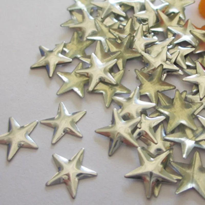 6*6 мм Серебряные стразы в форме звезды горячей фиксации клейкий утюжок с плоским