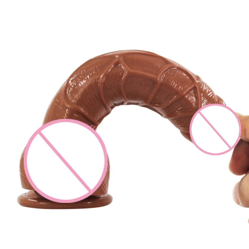 Большой поддельный Пенис дилдо с присоской для женщин мастурбация член секс
