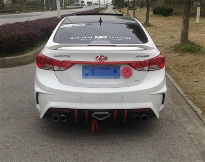 Спойлер для Hyundai Elantra спойлер из АБС пластика автомобильного заднего крыла