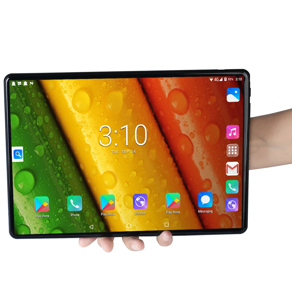 10,1 дюймовый планшет, 2.5D, стальной экран, Android 9,0, десять ядер, 8 ГБ ОЗУ, 128 Гб ПЗУ, S-IPS, Wi-Fi, Bluetooth, gps, планшетный ПК, 10,1+ подарок