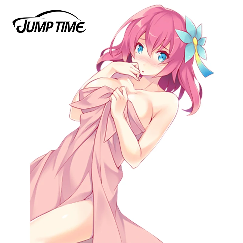 Автомобильные наклейки JumpTime 13 см x 9 8 с аниме No Game Life сексуальная девушка стикеры