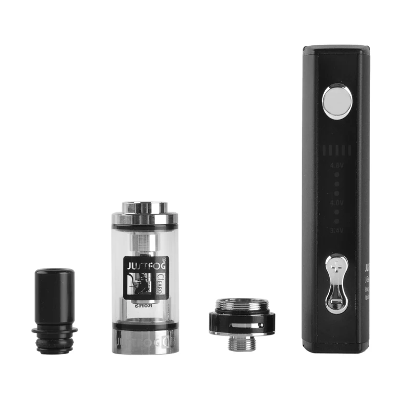 Оригинал JUSTFOG Q16 Vape Kit 900 мАч j легко 9vv батарея с 2 мл 510/эго нитевой бак для 1. 2ohm/1.6ohm