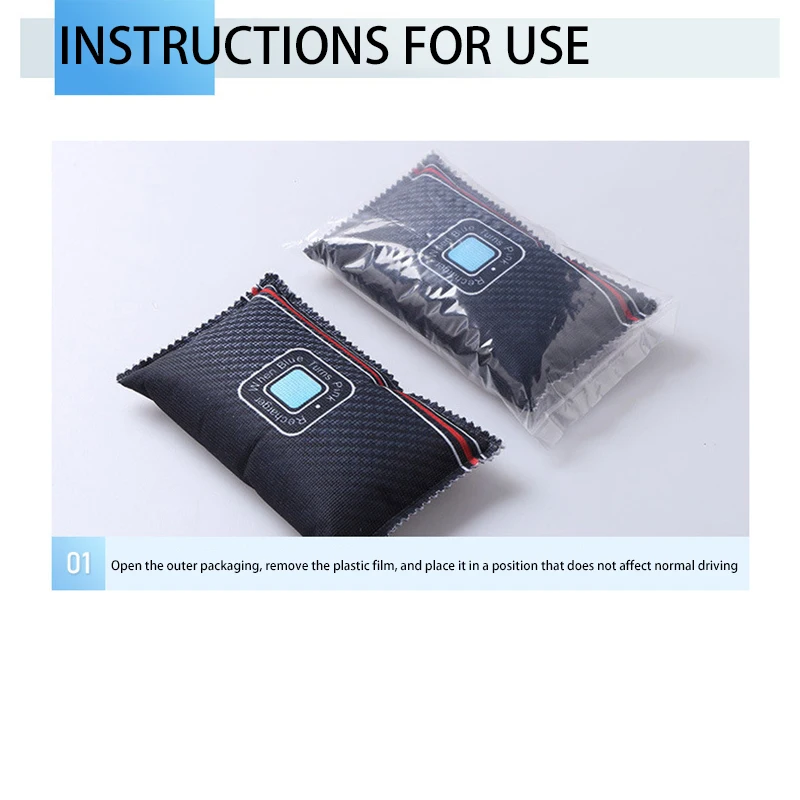 

Car Interior Desiccant Non-Toxic Silicone Desiccant Car Dehumidifier Moisture Damp Absorber Dehumidifiers Recycle Durable New