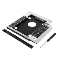 2nd hdd caddy 9 5mm sata to sata hard drive adapter for laptop universal cddvd