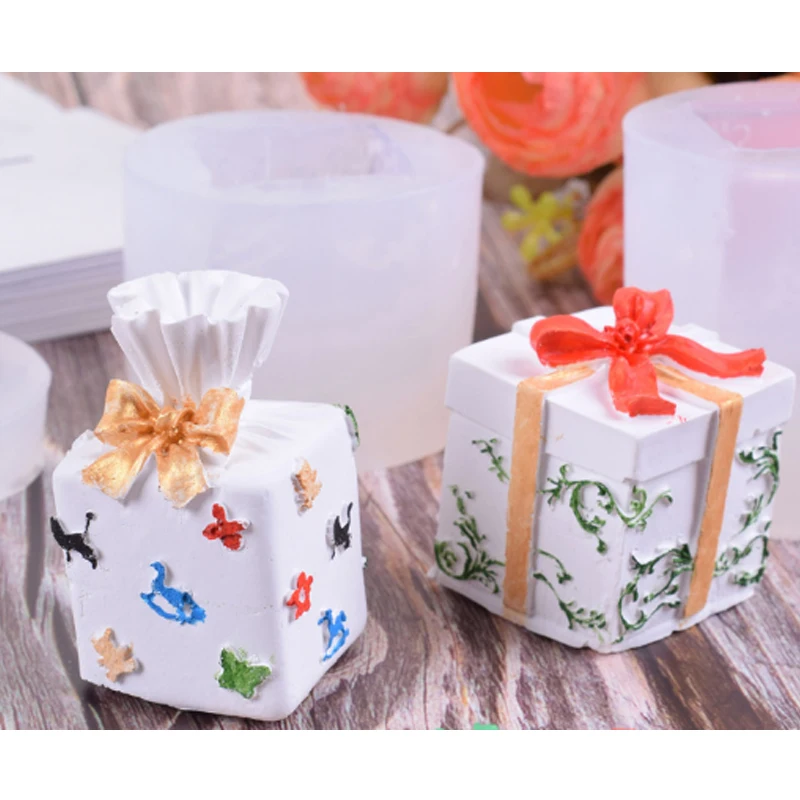 Подарочная Коробка для мыла сделай сам силиконовая форма свечей мыло ручной