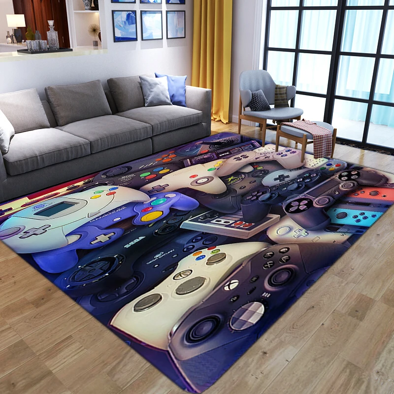 

Brand new 3D game controller Personality art Floor mat Door mat Anti-slip mat Carpet Bedroom Home children's room decoration