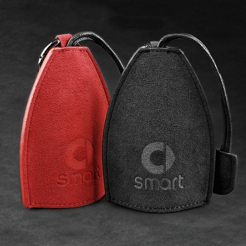 Автомобильный Стайлинг чехол для ключей пряжка кожаный кольцо с защитой от меха