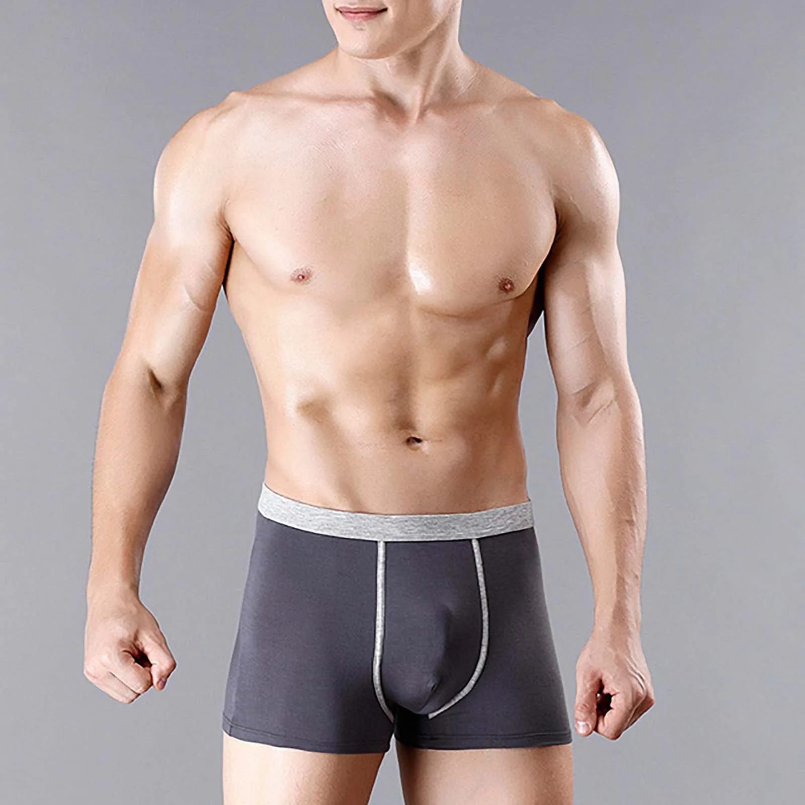 

Men Sexy Boxers Liced Silk Quick Drying Breathable Underwear Underpants Mid-waist Seamless Summer Panties Boxer Cuecas New