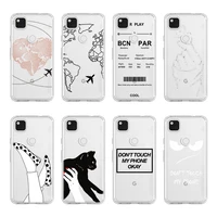 world travel couple case for google pixel 5 5a 4 4a 3 3a 2 xl 5g soft tpu silicone cover for pixel 6 6pro 4xl 5 xl 3xl funda
