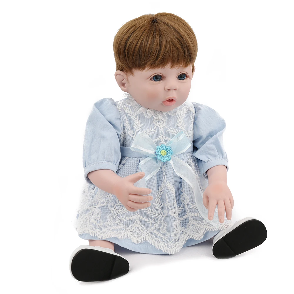 48 см Reborn Baby Dol силиконовые и тканевые Игрушки для девочек 2019 новый дизайн