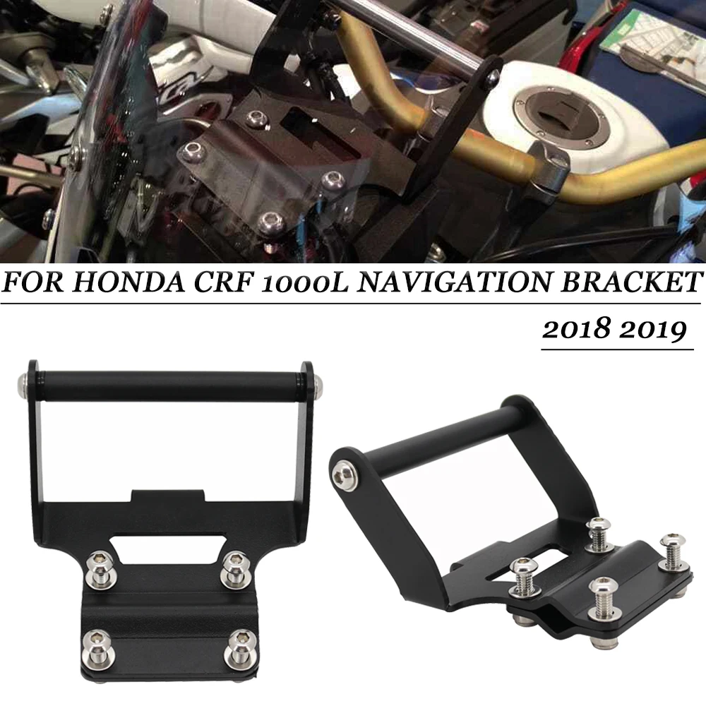 

Подходит для HONDA CRF 1000L мотоцикл навигации Кронштейн мобильный телефон GPS кронштейн со стержневой опорой 2018 2019 crf 1000 l