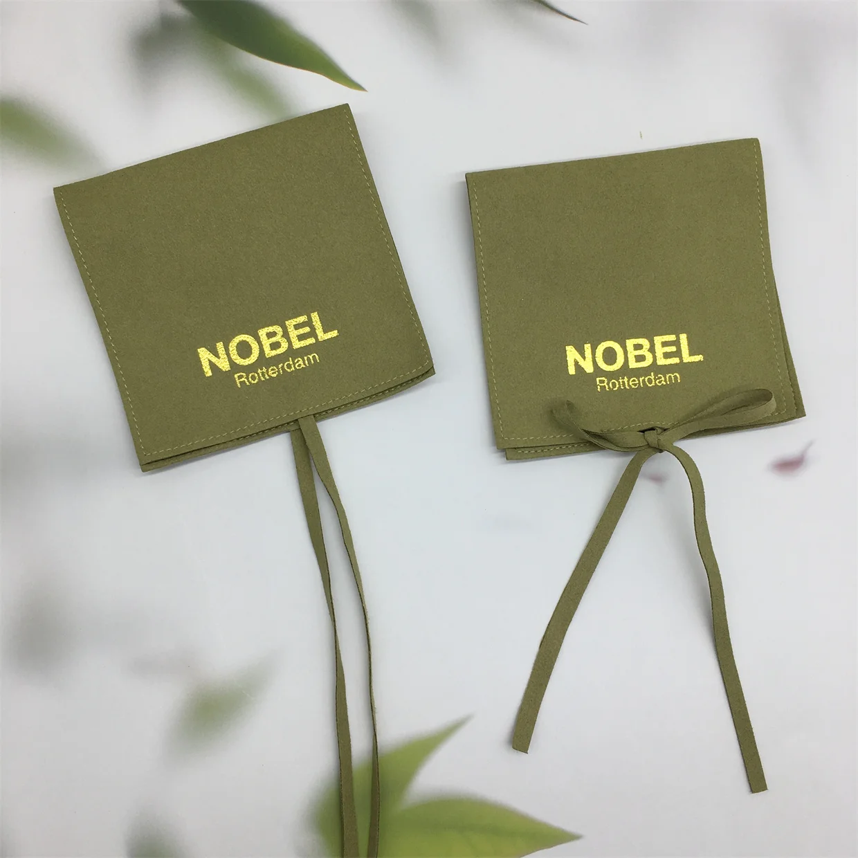 50 custom jewelry packaging pouch custom logo envelope bags with flap microfiber ring pouch embossing logo multicolor