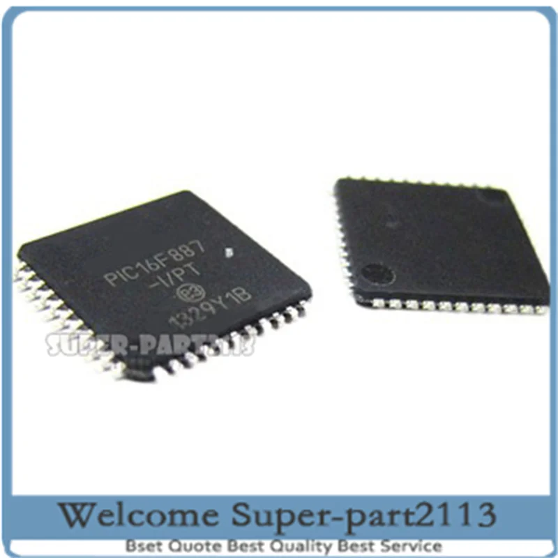 

10 шт./лот PIC16F887-I/PT PIC16F887 QFP44 совершенно новый цвет