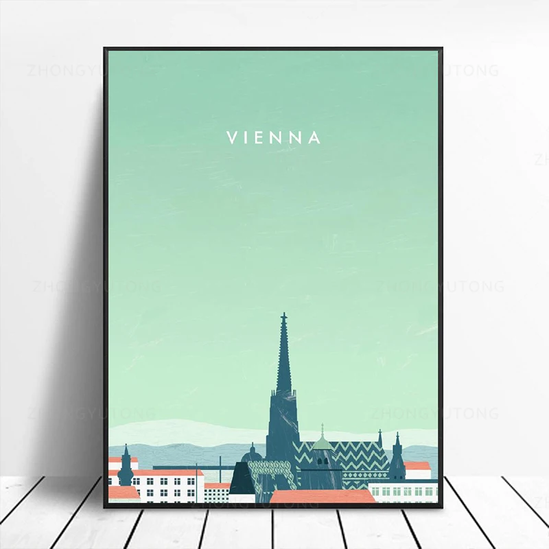 Тканевый постер для путешествий настенные картины гостиной домашний декор
