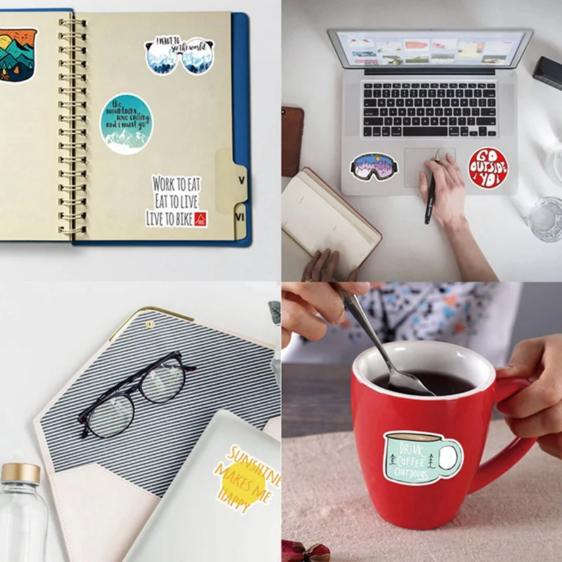 50 шт./компл. интересные наклейки на мотоцикл телефон скейтборд ноутбук багаж