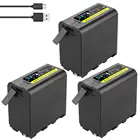 5V USB Выход 8800 мАч, NP-F980 NP NP-F970 F970 F960 Батарея со светодиодной Мощность индикатор для Sony F960 F550 F570 F750 F770 MC1500C