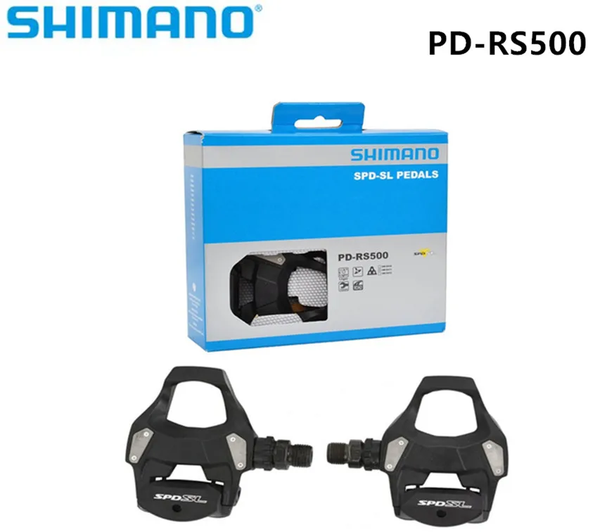 Shimano велосипедные педали SPD-SL PD-RS500 черная педаль дорожный велосипед самоблокирующаяся педаль